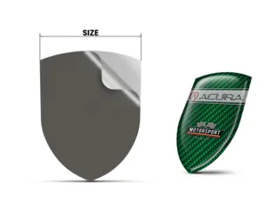 Honda Acura Decalcomanie Lunotto Auto Corse Pregiate Resistenti